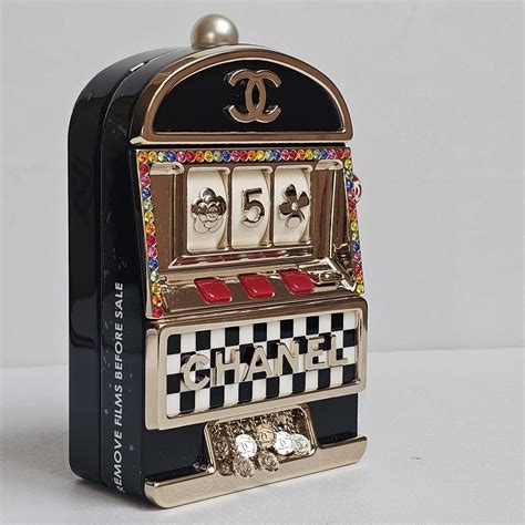 slot machine minaudiere chanel|chanel's miniature minaudiere.